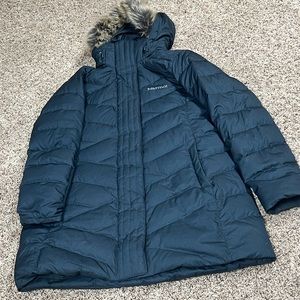 Womens Marmot Winter Coat Parka Large Black